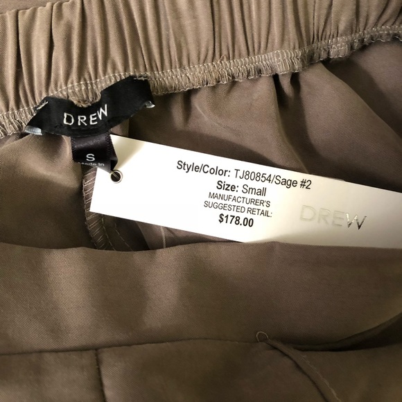 DREW Anthropologie Olive Green Tulip Pants SOLD - Picture 5 of 5